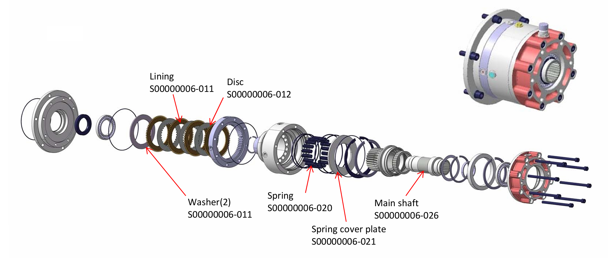 marine crane spare parts